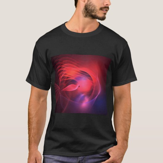 Roze Blauwe Vis T-shirt (Voorkant)