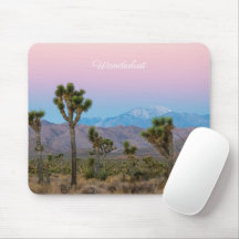 Roze Blauwe Wanderlust Joshua Tree Desert Sunrise