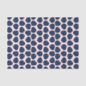 Roze blauwe Waterverf Roos wijnstokken bruiloft Tissuepapier (Voorkant)