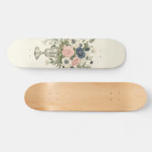 Roze blauwe Waterverf Verf Muziek Opmerking Treble Persoonlijk Skateboard (Horizontaal)