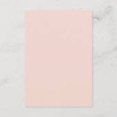 Roze blauwe wilde bloemen Elegant Floral Wedding Save The Date (Achterkant)