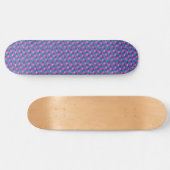 Roze Blauwe Zeemeermin Glitter Persoonlijk Skateboard (Horizontaal)