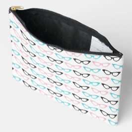 ROZE BLAUWE ZWARTE KATTEN OOGBRIL ETUI