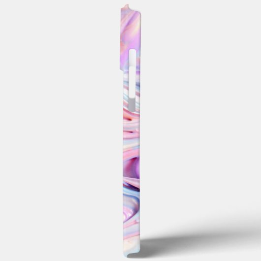 Roze Blauwe Zwirls Aangepast Hoesje-Gemate iPhone Case-Mate iPhone Case (Achterkant / Links)