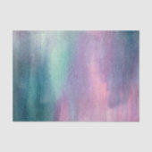 Roze Blauwgroen Abstract Tissuepapier (Voorkant)