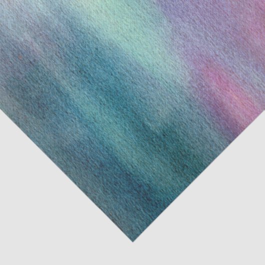 Roze Blauwgroen Abstract Tissuepapier (Detail)