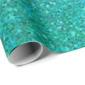 Roze Blauwgroen Aqua Blue en Paarse Sparkly Glitte Cadeaupapier (Rol Hoek)