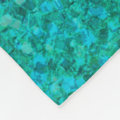 Roze Blauwgroen Aqua Blue en Paarse Sparkly Glitte Fleece Deken (Hoek)