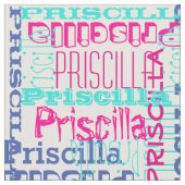 Roze Blauwgroen benaming Modern Personalized Colla Stof (Close Up)