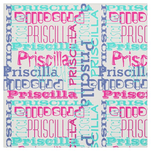 Roze Blauwgroen benaming Modern Personalized Colla Stof (Swatch)