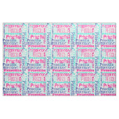 Roze Blauwgroen benaming Modern Personalized Colla Stof (Fat Quarter)