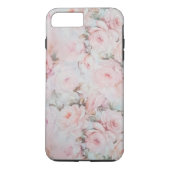  roze blauwgroen elegante rozen Case-Mate iPhone case (Achterkant)