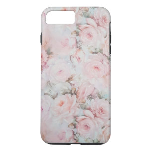  roze blauwgroen elegante rozen Case-Mate iPhone case