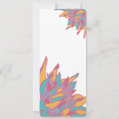 Roze Blauwgroen geelbruiningen Kaart (Achterkant)