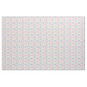 Roze Blauwgroen hartendoppen Stof (Yard (91,4 cm))