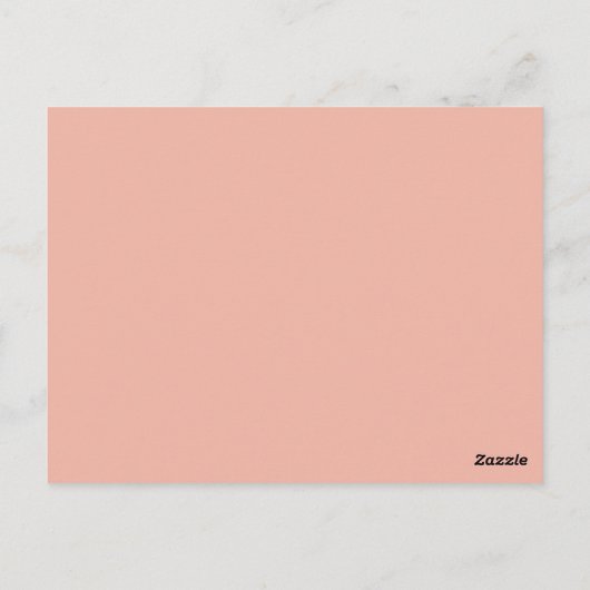 Roze bleekbloesems Tafelkaart Briefkaart (Achterkant)