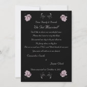 Roze Bleke Rozen Elopement 2 Aankondiging (Voorkant)