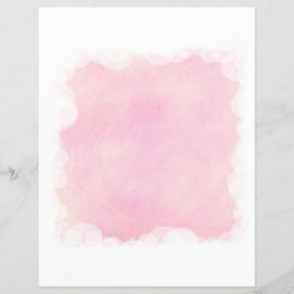 Roze Blends White Clouds Baby Scrapbook Papier