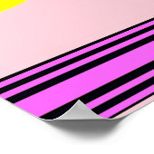 ROZE BLIJF KALM EN JUICH GEPERSONALISEERD POSTER (Hoek)