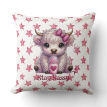 Roze, blijf sassy, Schotse Hooglanders