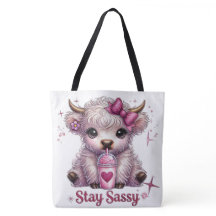 Roze, blijf sassy, Schotse Hooglanders