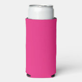 Roze blikje koeler Cute feest drank houder (Seltzer Voorkant)