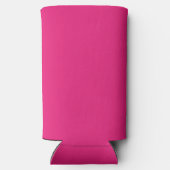 Roze blikje koeler Cute feest drank houder (Achterkant)