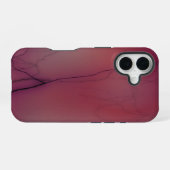 roze bliksem iPhone 16 hoesje (Achterkant horizontaal)