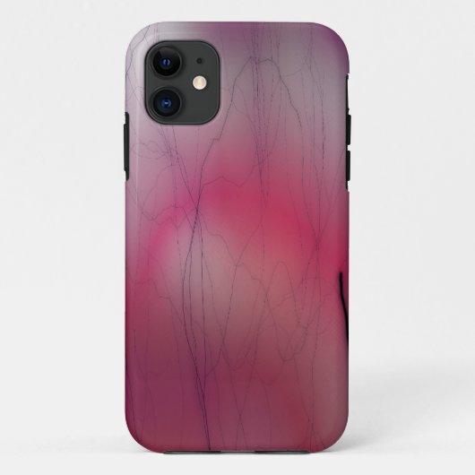roze bliksem iPhone hoesje (Achterkant)
