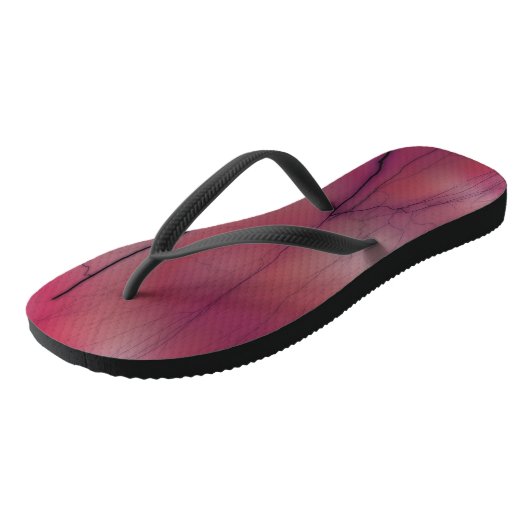 roze bliksem teenslippers (Schuin)
