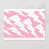 Roze bliksembolt briefkaart (Voorkant)