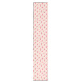 Roze bliksemschicht patroon medium tafelloper (Voorkant)