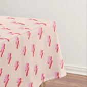 Roze bliksemschicht patroon tafelkleed (Voorbeeld)