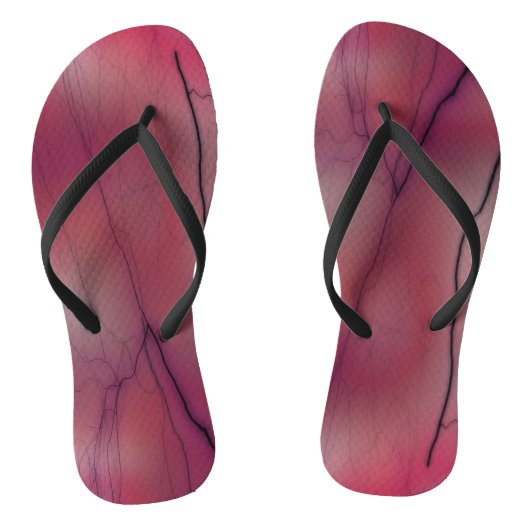 roze bliksemschicht teenslippers (Voetbed)