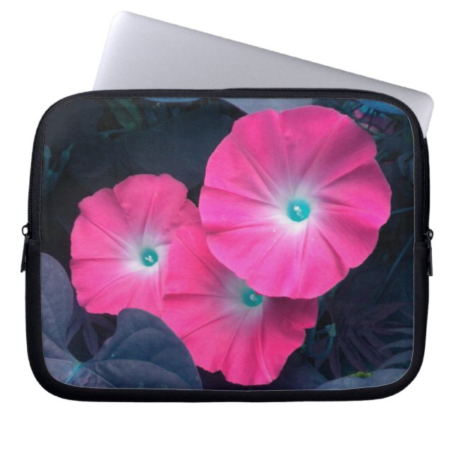 Roze blikvanger voor de laptop sleeve (Voorkant)