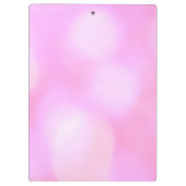 Roze blindlicht Glam Chic Modern Aangepast Klembord (Achterkant)