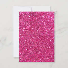 Roze Bling Bedankbriefje Bedankkaart