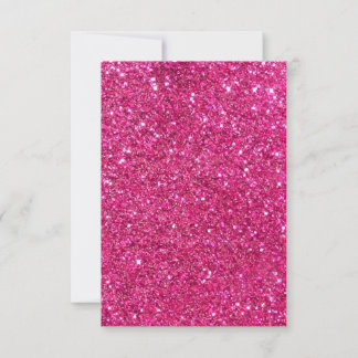 Roze Bling Bedankbriefje Bedankkaart