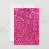 Roze Bling Bedankbriefje Bedankkaart (Voorkant)