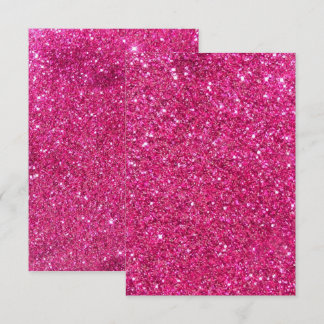 Roze Bling Bedankbriefje Bedankkaart