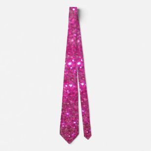 Roze Bling, glanzend en glinsterend Stropdas