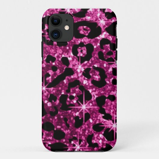 Roze Bling iPhone Hoesje (Achterkant)