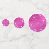 Roze Bling Verjaardag Feesttafel Confetti (Voorkanten)