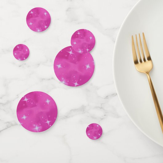 Roze Bling Verjaardag Feesttafel Confetti (Groep)