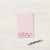 Roze Blocnote Post-it® Notes (Op bureau)