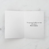 Roze bloedende harten met regendruppels kaart (Binnen)