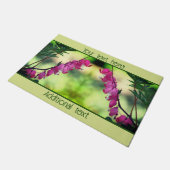 Roze bloeding Gepersonaliseerde bloemen Deurmat (Schuin)