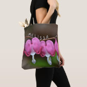 Roze bloeding Harten Tote Bag (Dichtbij)