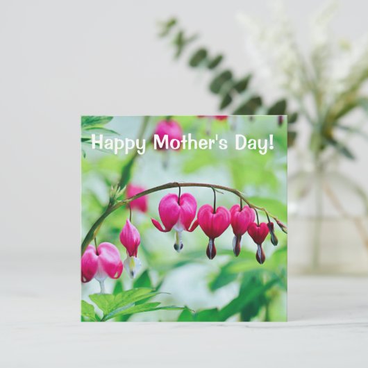 Roze bloeding Moederdag (Staand voorkant)