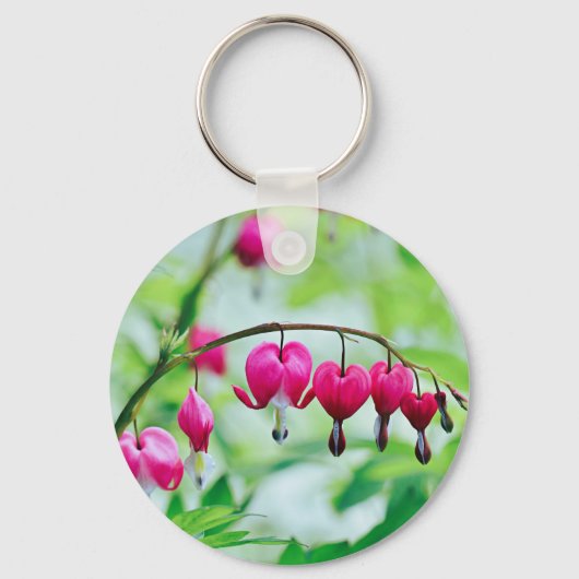Roze bloeding sleutelhanger (Voorkant)